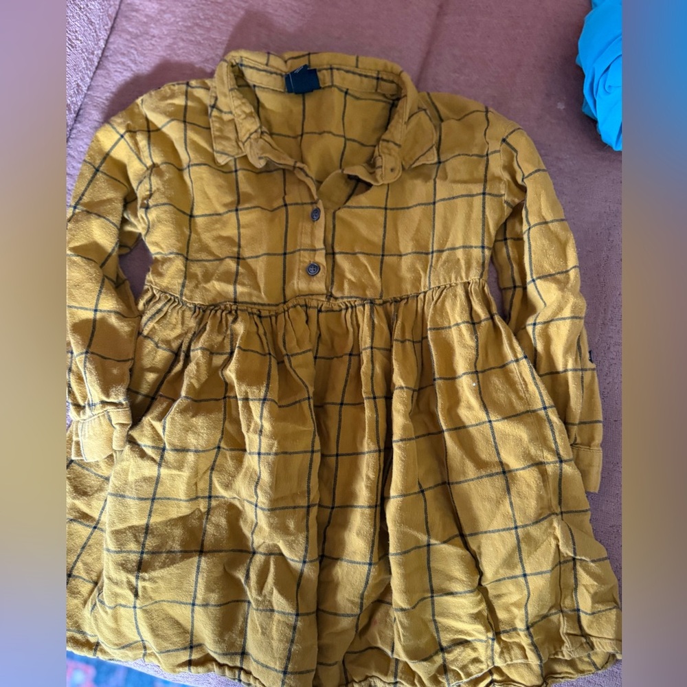 Flannel toddler dress 5/$15!  TODAY ONLY!!